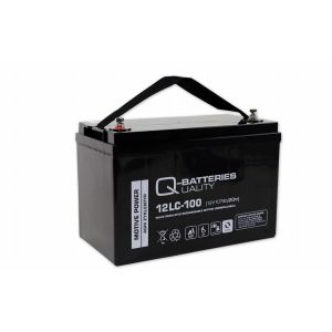 Q-Batteries 12LC-100 / 12V - 107Ah Blei Akku Zyklentyp AGM - Deep Cycle VRLA