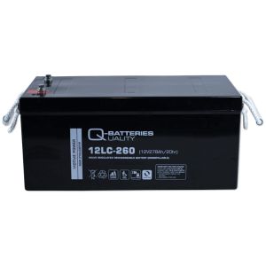 Q-Batteries 12LC-260 / 12V - 278Ah Blei Akku Zyklentyp AGM - Deep Cycle VRLA