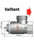 LUPUSEC - Heizkörperadapter für Vaillant-Ventile