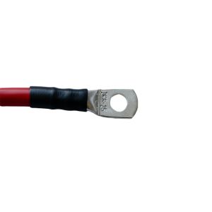 Batterie-Batterie Verbindungskabel H07V-K 25mm&sup2; rot-schwarz mit &Ouml;se beidseitig