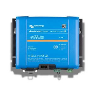 Victron Phoenix Smart IP43 Batterieladegerät 24V/25A mit 120-240V o. 230V in 1+1 o. 3 mit Bluetooth