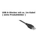 Set 10x USB 2.0 Kabel A Stecker offenes Kabelende circa 1m Länge